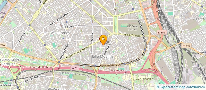 localisation de l'entreprise SCI CAP CARNAVAL à LILLE