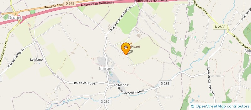 localisation de l'entreprise SCI CAP CLARBEC  CLARBEC