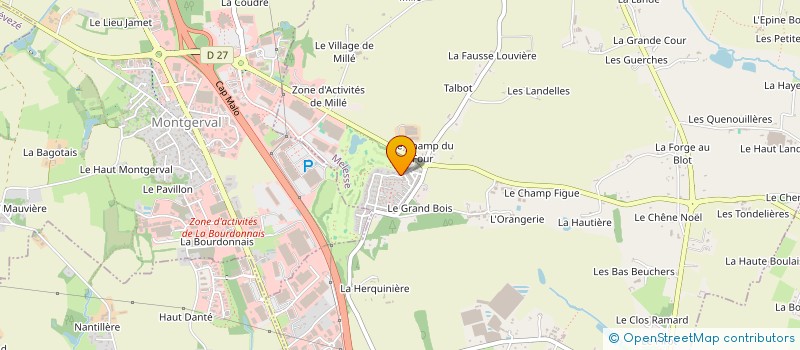 localisation de l'entreprise SCI CAP DANTE  MELESSE