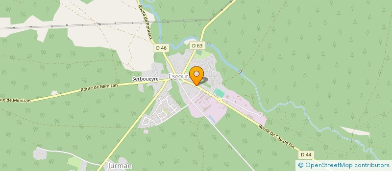 localisation de l'entreprise SCI CAP DE PIN  ESCOURCE