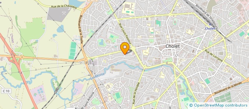 localisation de l'entreprise SCI CAP DEFI  CHOLET