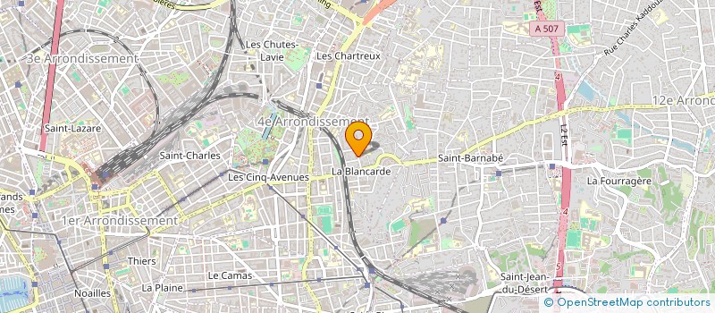 localisation de l'entreprise SCI CAP DES NEIGES B à MARSEILLE