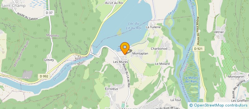 localisation de l'entreprise SCI CAP DEVELOPPEMENT  MASSIGNIEU-DE-RIVES