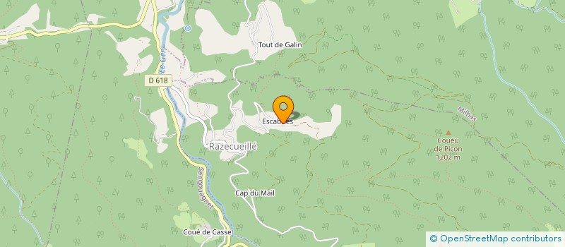 localisation de l'entreprise SCI CAP DU LYS  GANTIES