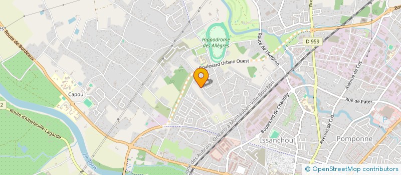 localisation de l'entreprise SCI CAP-EOLE  MONTAUBAN