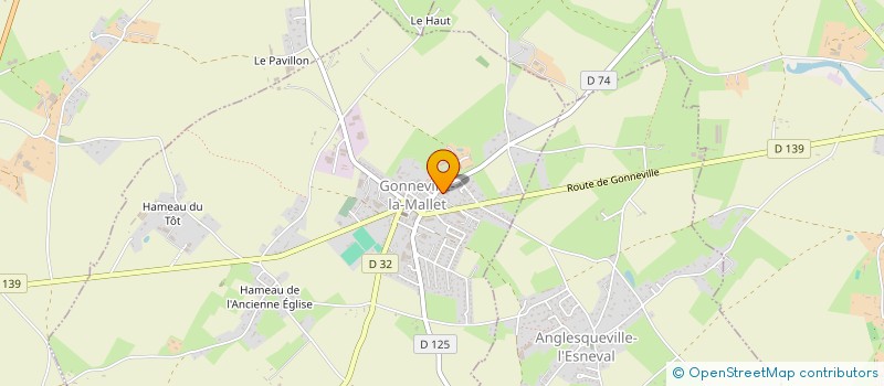 localisation de l'entreprise SCI CAP EST  GONNEVILLE-LA-MALLET