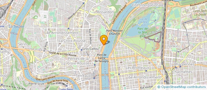 localisation de l'entreprise SCI CAP FOOD  LYON