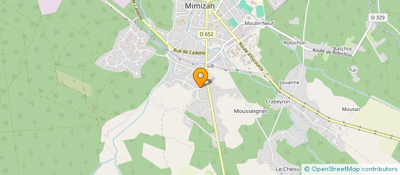 localisation de l'entreprise SCI CAP FORME  MIMIZAN