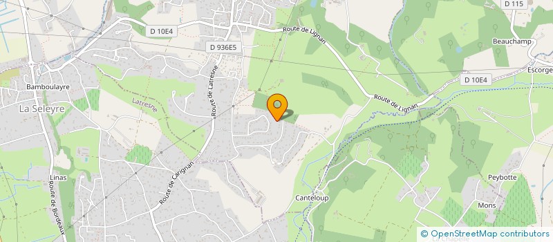 localisation de l'entreprise SCI CAP GN  CARIGNAN-DE-BORDEAUX