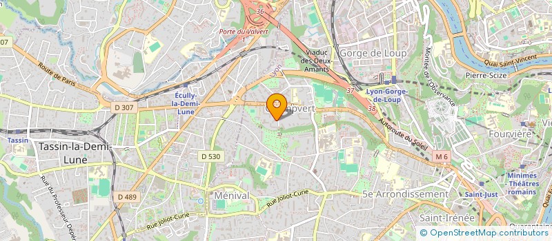 localisation de l'entreprise SCI CAP GOSIER  LYON