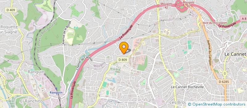 localisation de l'entreprise SCI CAP-HORN à MOUGINS