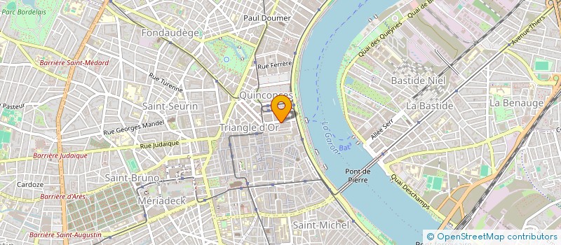 localisation de l'entreprise SCI CAP IMMO 2030  BORDEAUX