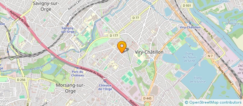 localisation de l'entreprise SCI CAP IMMO à VIRY-CHATILLON