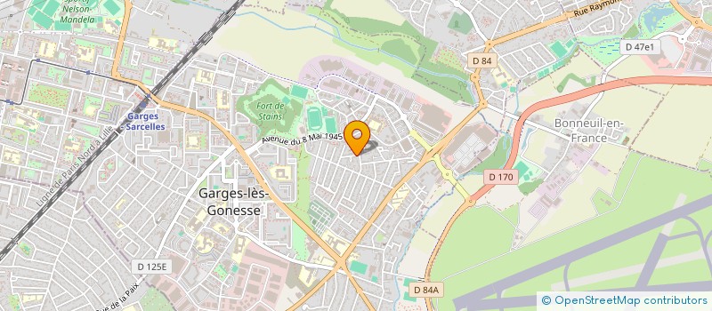 localisation de l'entreprise SCI CAP IMMO 95 à GARGES-LES-GONESSE