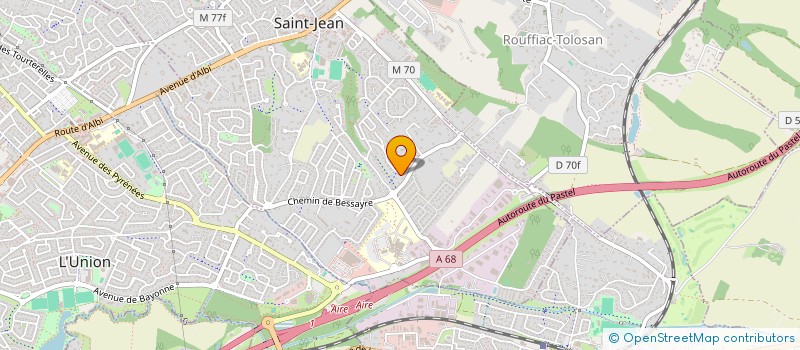 localisation de l'entreprise SCI CAP INVESTISSEMENTS à SAINT-JEAN
