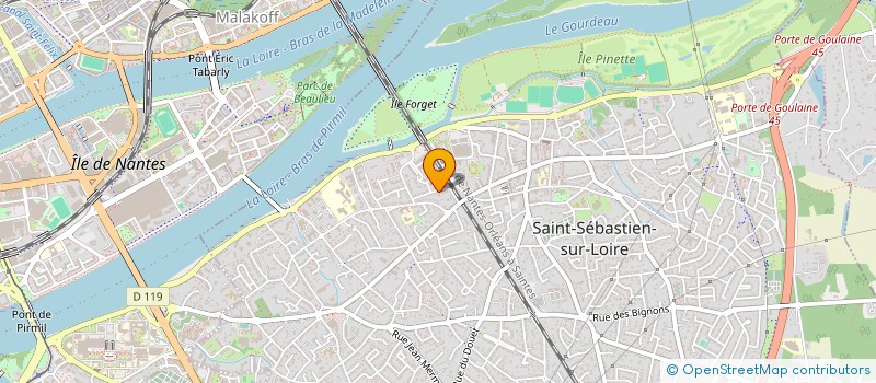 localisation de l'entreprise SCI CAP J à SAINT-SEBASTIEN-SUR-LOIRE