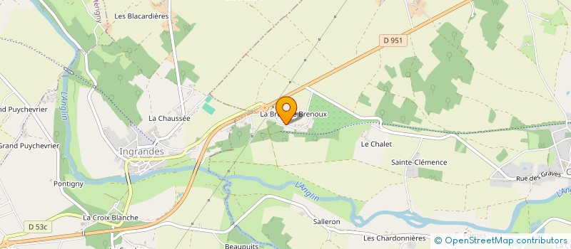 localisation de l'entreprise SCI CAP JEUNE à LE BLANC