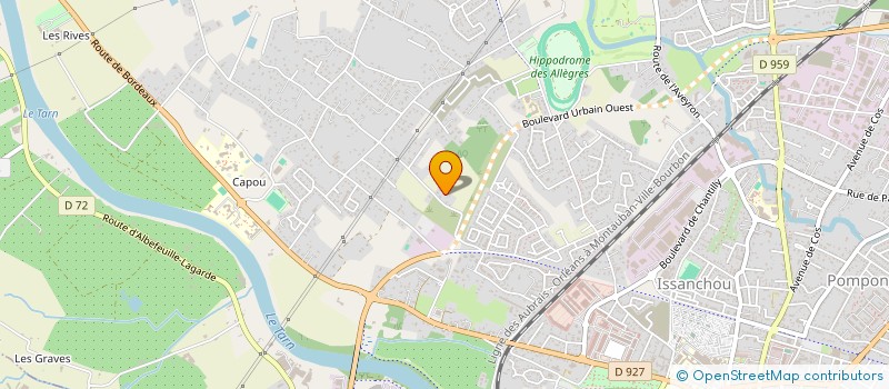 localisation de l'entreprise SCI CAP JOLI COEUR  MONTAUBAN