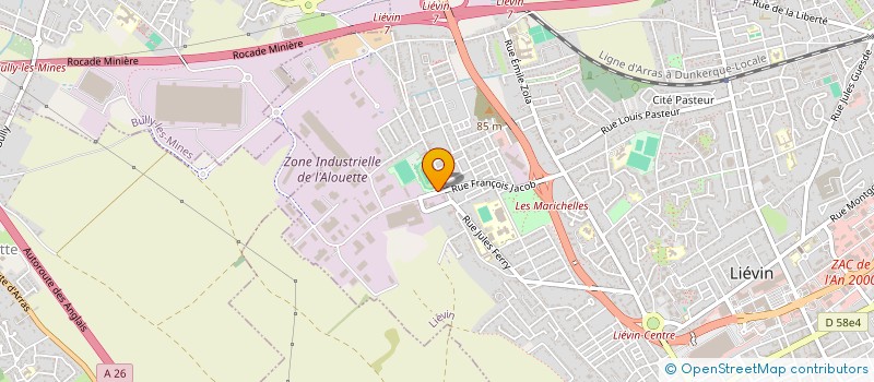 localisation de l'entreprise SCI CAP LE HAVRE  LIEVIN