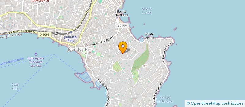 localisation de l'entreprise SCI CAP LEOUNA à ANTIBES