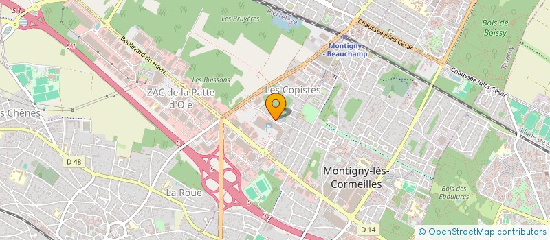 localisation de l'entreprise SCI CAP LOCATIONS  HERBLAY-SUR-SEINE