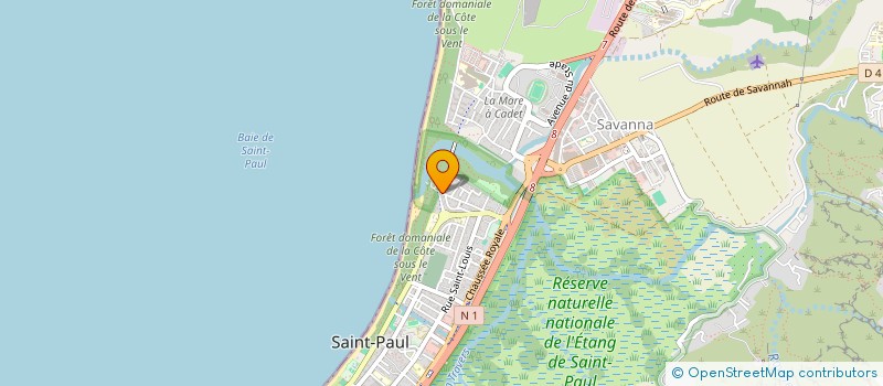 localisation de l'entreprise SCI CAP MANDER à SAINT-PAUL