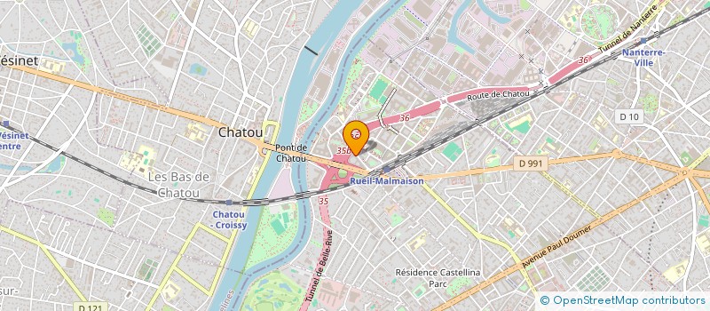localisation de l'entreprise SCI CAP MARINE à RUEIL-MALMAISON