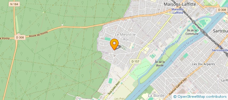 localisation de l'entreprise SCI CAP MAXIME  LE MESNIL-LE-ROI