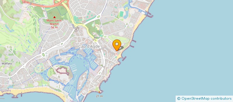 localisation de l'entreprise SCI CAP MOLE  AGDE