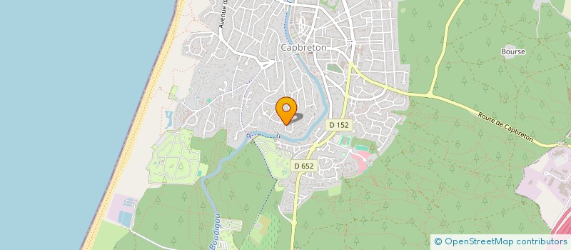 localisation de l'entreprise SCI CAP NBJ à CAPBRETON