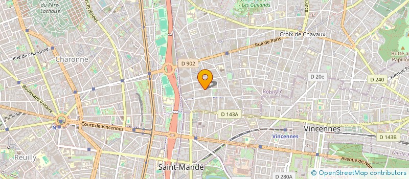 localisation de l'entreprise SCI CAP NUGESSER 2 à MONTREUIL