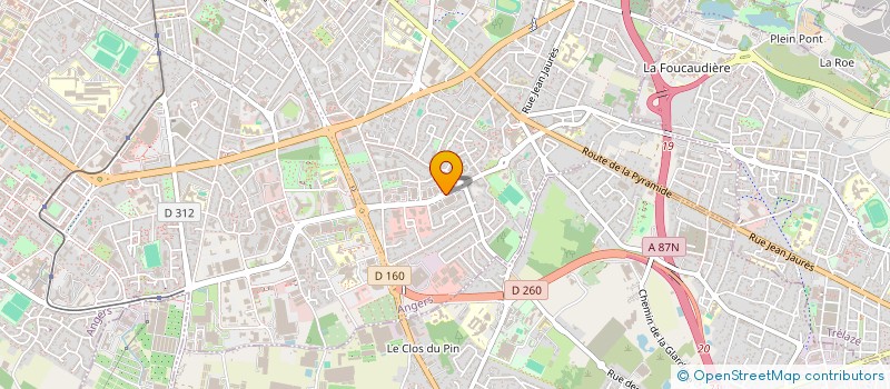 localisation de l'entreprise SCI CAP OCEAN à ANGERS