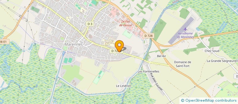 localisation de l'entreprise SCI CAP OLERON  MARENNES-HIERS-BROUAGE