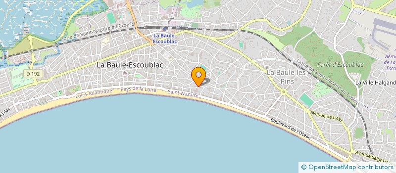 localisation de l'entreprise SCI CAP OUEST  LA BAULE-ESCOUBLAC