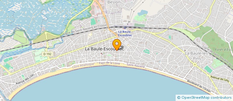 localisation de l'entreprise SCI CAP OUEST à LA BAULE-ESCOUBLAC