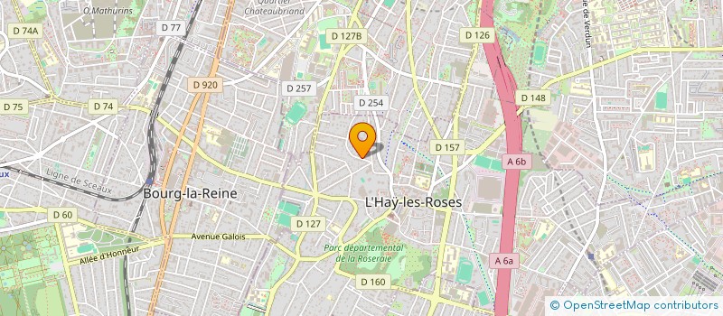 localisation de l'entreprise SCI CAP PLEIN SUD  L'HAY-LES-ROSES