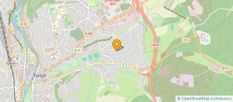 localisation de l'entreprise SCI CAP PSJ à EPINAL