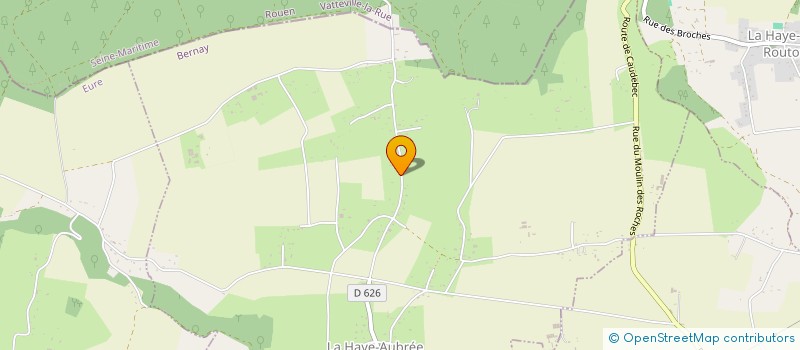localisation de l'entreprise SCI CAP'RIS  LA HAYE-AUBREE
