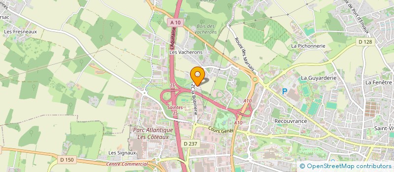 localisation de l'entreprise SCI CAP SAINT GEORGES  SAINT-GEORGES-DES-COTEAUX