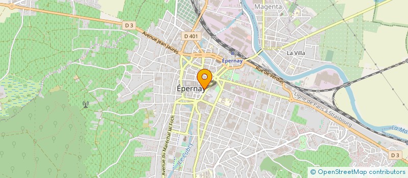 localisation de l'entreprise SCI CAP SALOU à EPERNAY