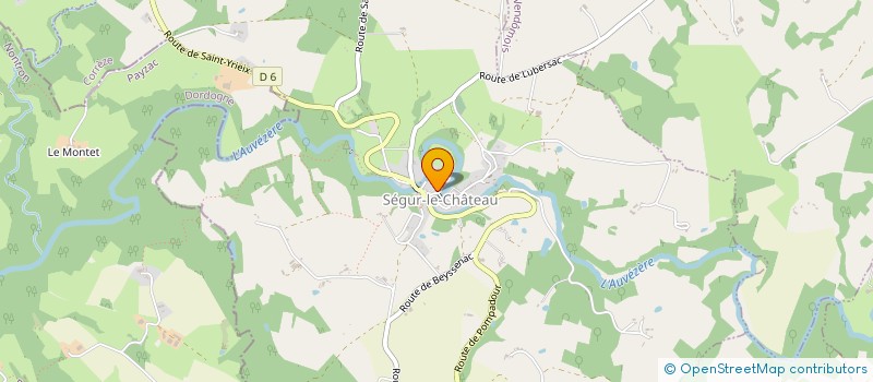 localisation de l'entreprise SCI CAP SEGUR  SEGUR-LE-CHATEAU