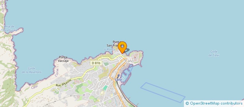 localisation de l'entreprise SCI CAP SOLEIL à CALVI