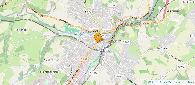 localisation de l'entreprise SCI CAP SOLEIL  L'ARBRESLE