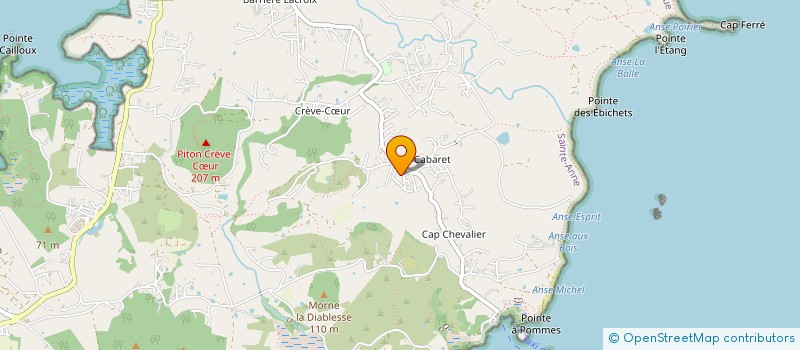 localisation de l'entreprise SCI CAP SUD  SAINTE-ANNE