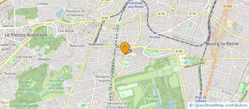 localisation de l'entreprise SCI CAP SUD à SCEAUX