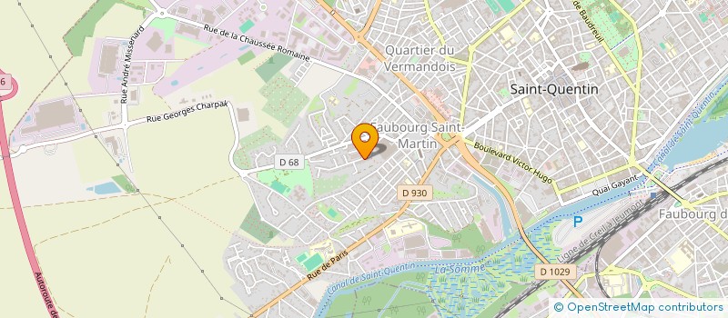 localisation de l'entreprise SCI CAP SUD  FAYET