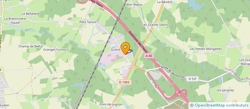localisation de l'entreprise SCI CAP SUD à VIRIAT