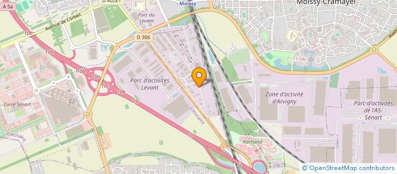 localisation de l'entreprise SCI CAP SUD  MOISSY-CRAMAYEL