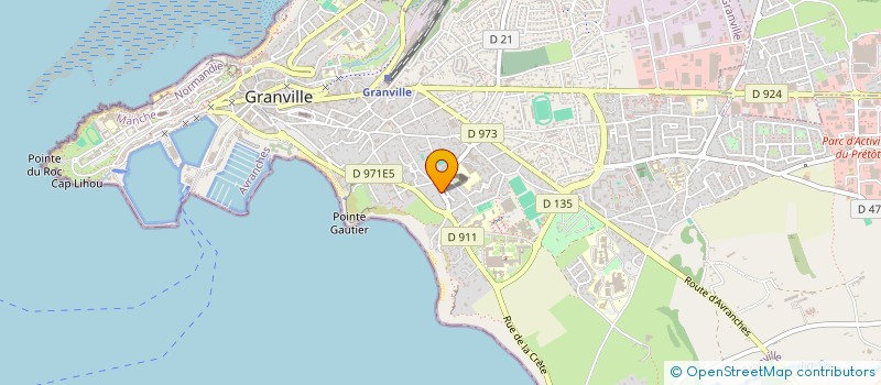 localisation de l'entreprise SCI CAP SUD à GRANVILLE