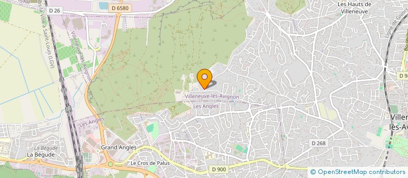 localisation de l'entreprise SCI CAP SUD BUREAUX  VILLENEUVE-LES-AVIGNON